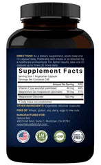 Close-up of NatureBell Magnesium Glycinate 500mg capsules