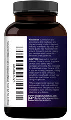 Lifestyle image of a person taking a NatureBell Resveratrol capsule