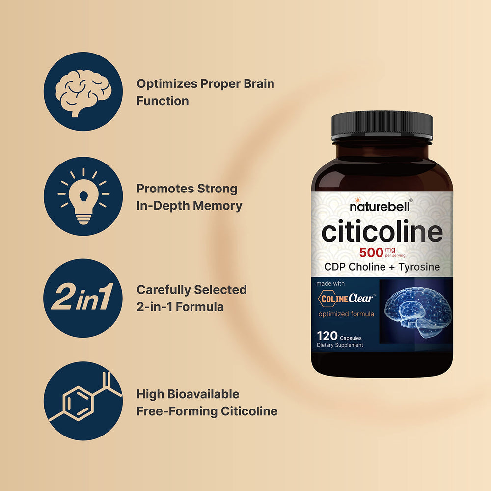 Graphic showing Citicoline and Tyrosine blend