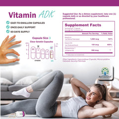 Close-up of ingredients on NatureGenX ADK packaging