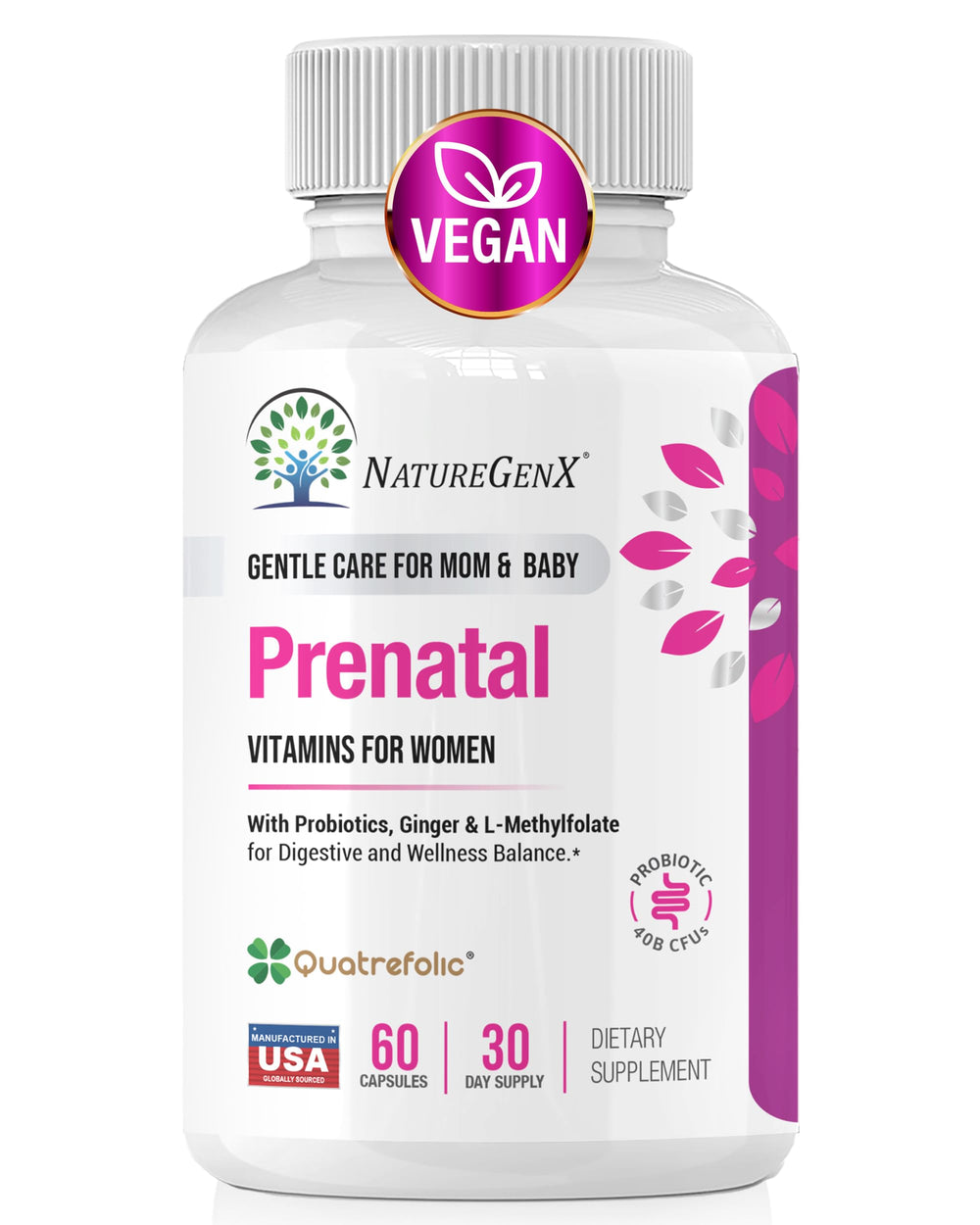 NatureGenX Methyl Prenatal packaging