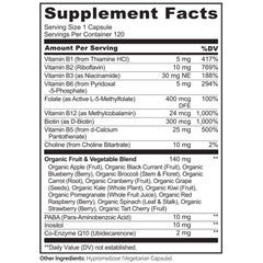 Methylfolate and B12 components in the B Complex