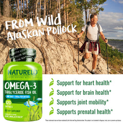 Illustration of sustainably sourced Alaskan Pollock fish oil