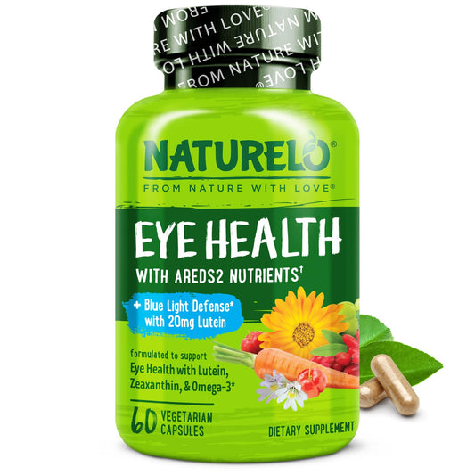 Naturelo Eye Vitamins AREDS2 formula bottle - front view