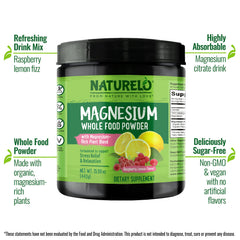 Raspberry Lemon fizz preparation using Naturelo Magnesium Powder