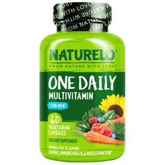 Naturelo Men's Multivitamins bottle front view