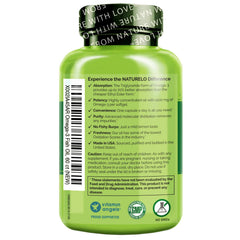 Close up of triglyceride form omega-3 1100 mg per softgel