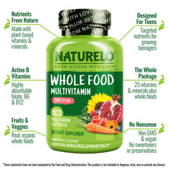 NATURELO teen multivitamin for boys aged 12-17