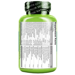 NATURELO vegan non-GMO multivitamin with clean label for mindful wellness