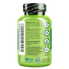 Close-up of Naturelo Vitamin D3 5000 IU capsules