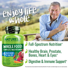 Naturelo label close-up highlights D3 from lichen for bone support.