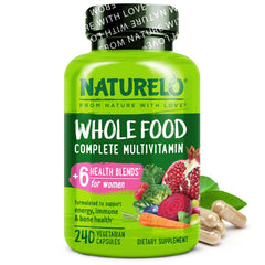 NATURELO Whole Food Multivitamin for Women bottle