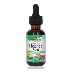 Nature's Answer Licorice Root Extract bottle - 1 oz, alcohol-free formula