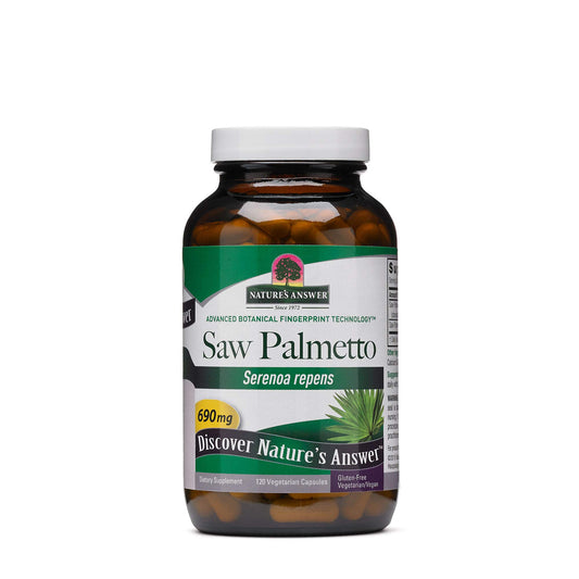 Nature's Answer Saw Palmetto 690 mg Prostate Support bottle