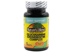 Nature's Blend Glucosamine Chondroitin Complex Tablets bottle label
