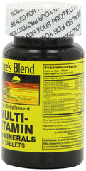 Nature's Blend NAT B Multivitamin & Min TB bottle side view