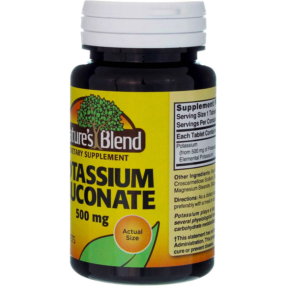 Gluten free symbol on Nature's Blend bottle