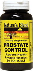 Close-up of Nature's Blend Prostate Control label