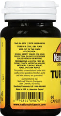 Ingredients: curcumin, beta-carotene and Vitamin C