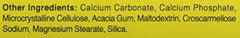 Supplement facts panel for Nature's Blend Vitamin B12 1000 mcg, 50 tabs