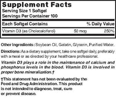 Nature's Blend Vitamin D3 bottle and packaging