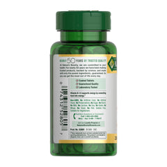 Box packaging for Nature's Bounty Vitamin B12 1000 mcg (200-count)