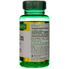 Small print disclaimer on label
