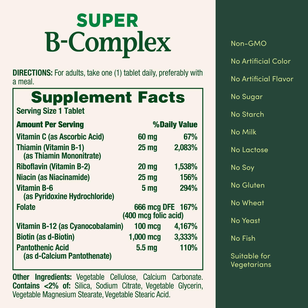 Graphic indicating energy metabolism benefits from B-Complex