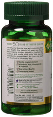 Close-up of iron content showing 28 mg per capsule