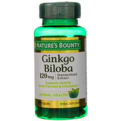 Nature's Bounty Ginkgo Biloba 120 mg Double Strength main image