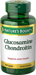 Nature's Bounty Glucosamine Chondroitin 110 capsules bottle