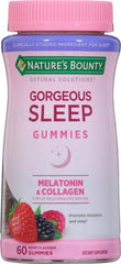 Berry-flavored Gorgeous Sleep Gummies with Melatonin and Collagen
