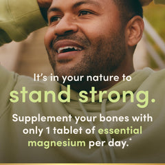 Coated magnesium tablets designed for easy swallowing