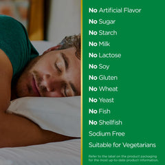Back label showing directions and ingredients