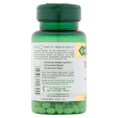 Close-up of Nature's Bounty Melatonin 5 mg softgels bottle and label