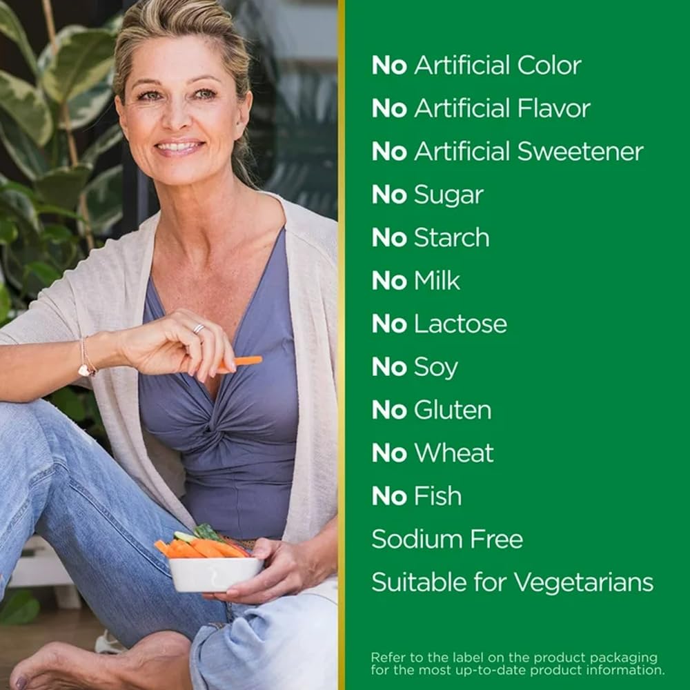 Bottle label detailing probiotic strains and serving size