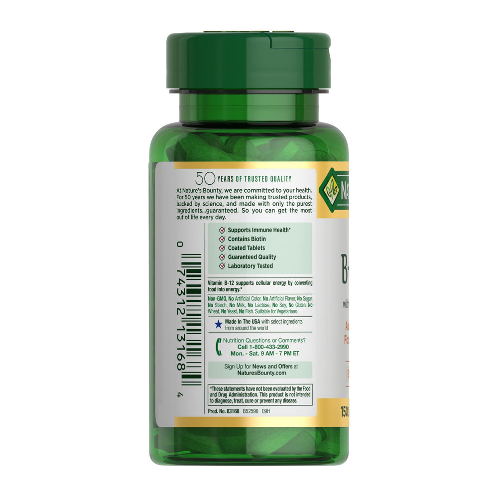 Quality assurance and testing seal for Nature's Bounty