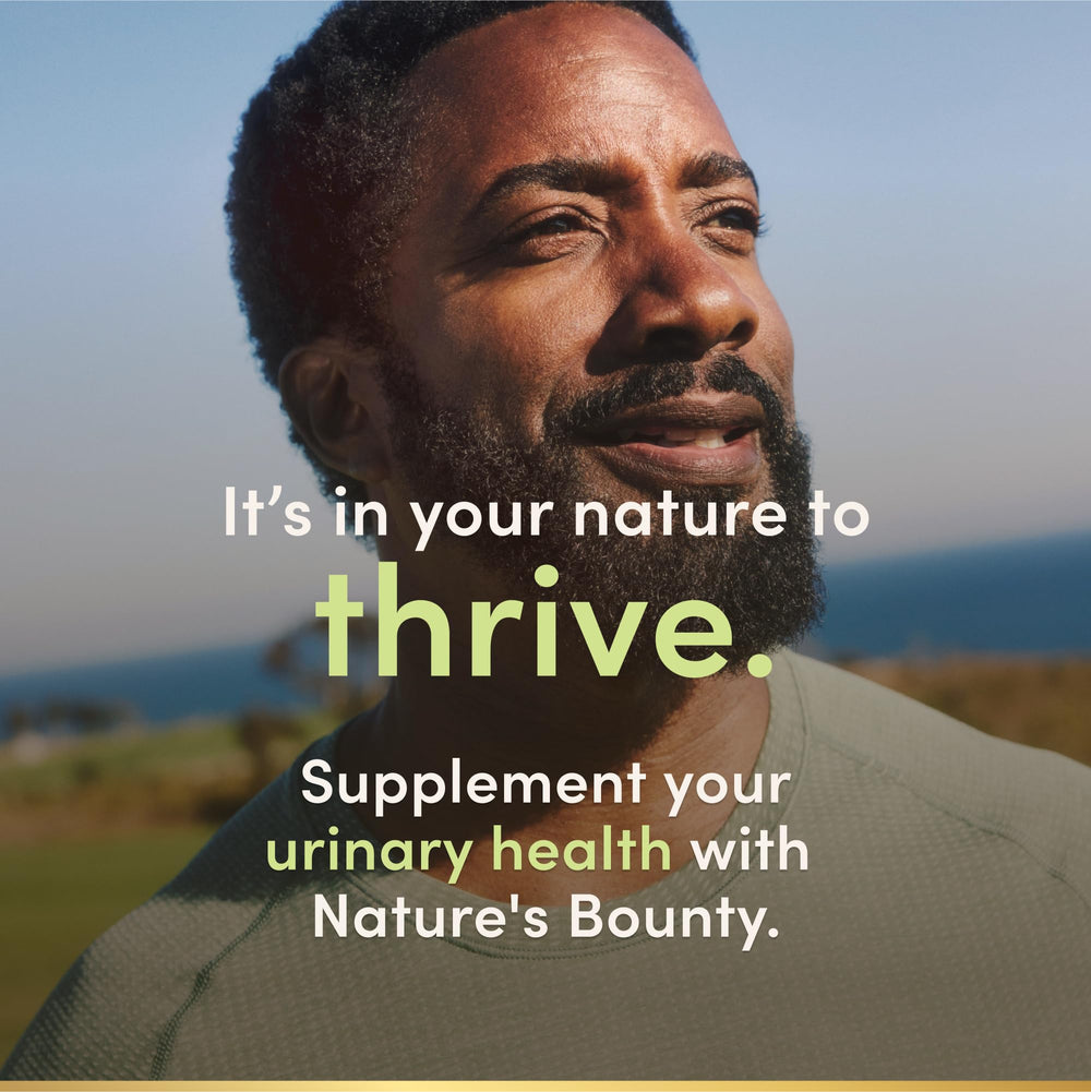 Prostate and urinary health concept with herbs