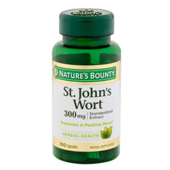 Nature's Bounty St. John's Wort 300 mg capsules - 100 count - Pack of 2