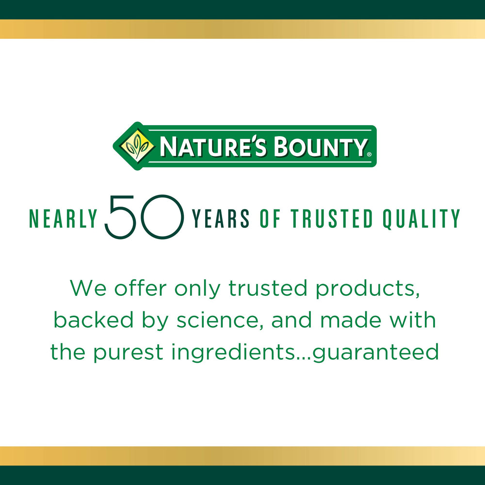 Non-GMO and gluten-free claim on Nature's Bounty D3 packaging