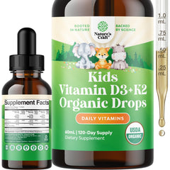 Natures Craft Kids Vitamin D3 K2 Drops bottle - 60 ml
