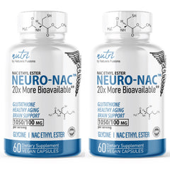 Nature's Fusions Neuro NAC bottle with capsules for daily antioxidant support.