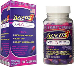 Front view of NATURES GENIOUS NVE Pharmaceuticals Original Stacker3 XPLC 80 Capsules bottle