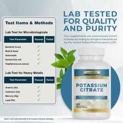 Nature's Lab Gold Potassium Citrate pack of 2 bottles