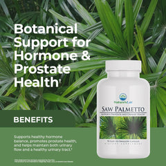 Saw Palmetto 450mg capsules in bottle