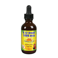 Nature's Life B-12 Drops bottle front view, 4 oz