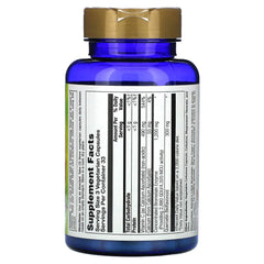 Close-up of Nature's Life Bromelain Sinus Ease label showing bromelain 1200mg, quercetin and vitamin C