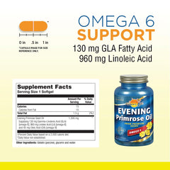 Nature's Life Evening Primrose Oil 1300 mg bottle