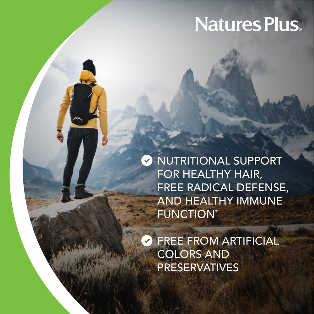 Gluten-free indication on the packaging of AgeLoss Hair Support