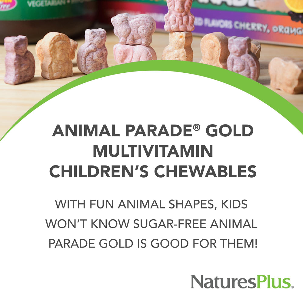 Illustration of cute animal-shaped watermelon-flavored chewables